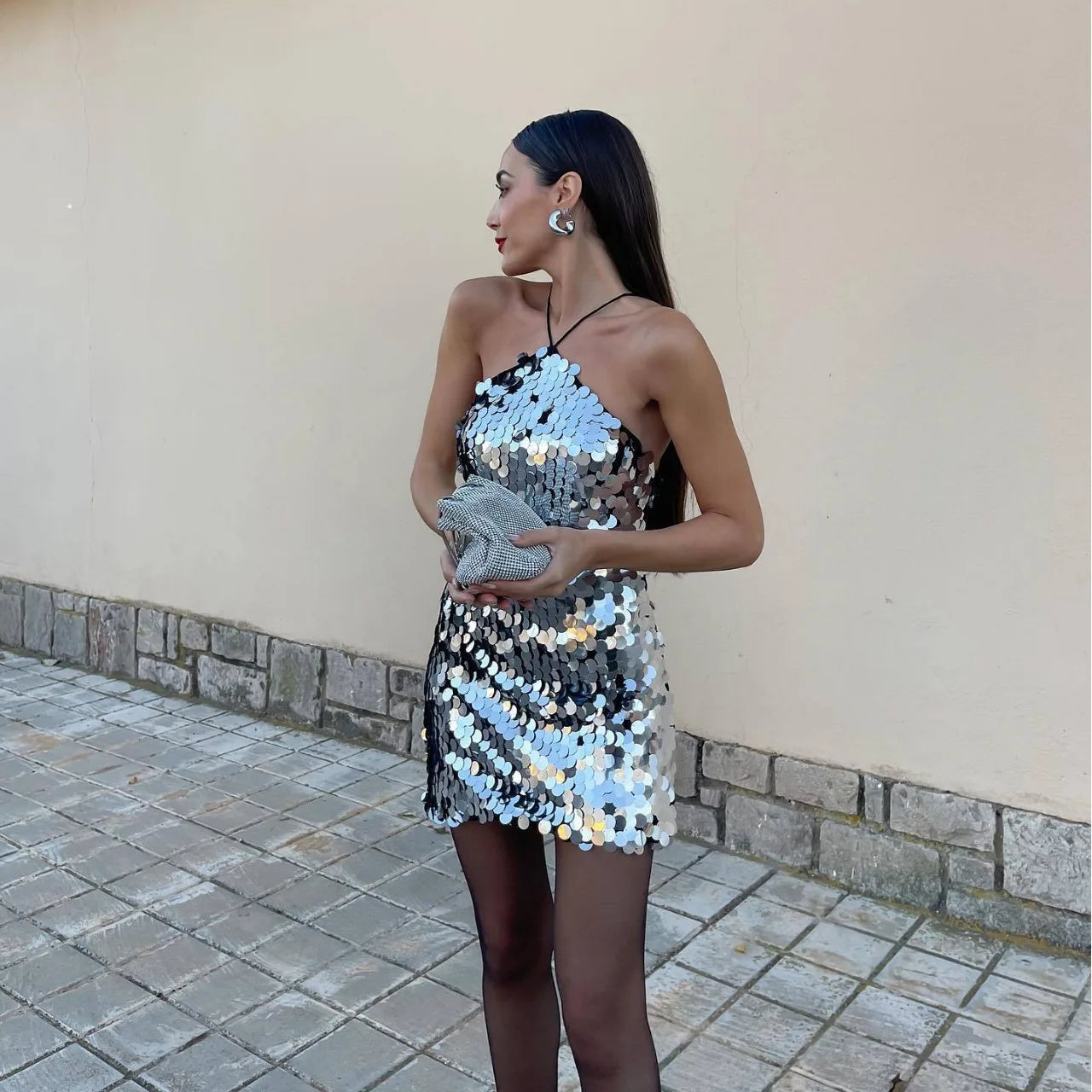 TOSCANA HALTER DRESS